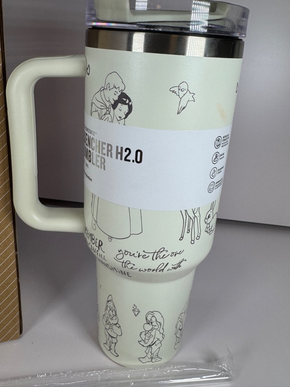 NEW MOLLY name engraved Stanley 40oz Quencher Engraved Disney Snow White - Picture 12 of 14